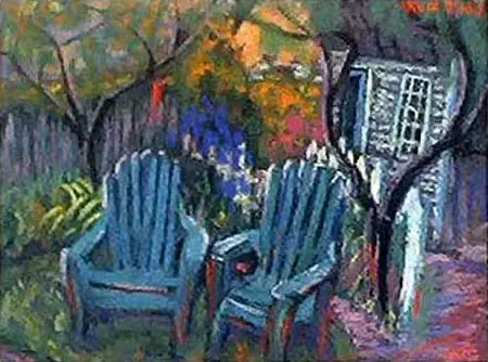 Two Blue Chairs
